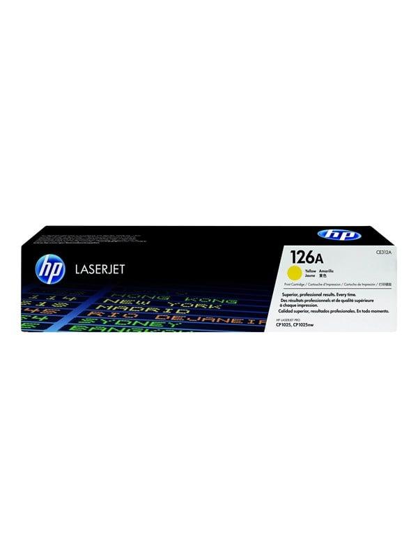 126a   Ce312a Yellow Toner   Lasertoner Gul fra Hp