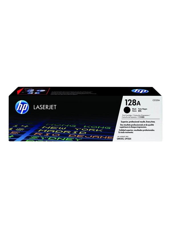 128a   Ce320a Black Toner   Lasertoner Sort fra Hp