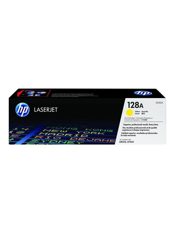 128a   Ce322a Yellow Toner   Lasertoner Gul fra Hp