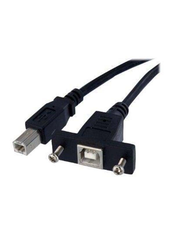1 Ft Panel Mount Usb Cable fra Startech.com