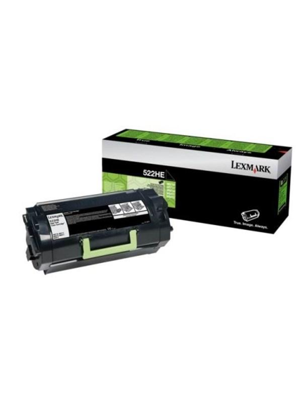 52d2h00   522h High Capacity Black Toner   Lasertoner Sort fra Lexmark