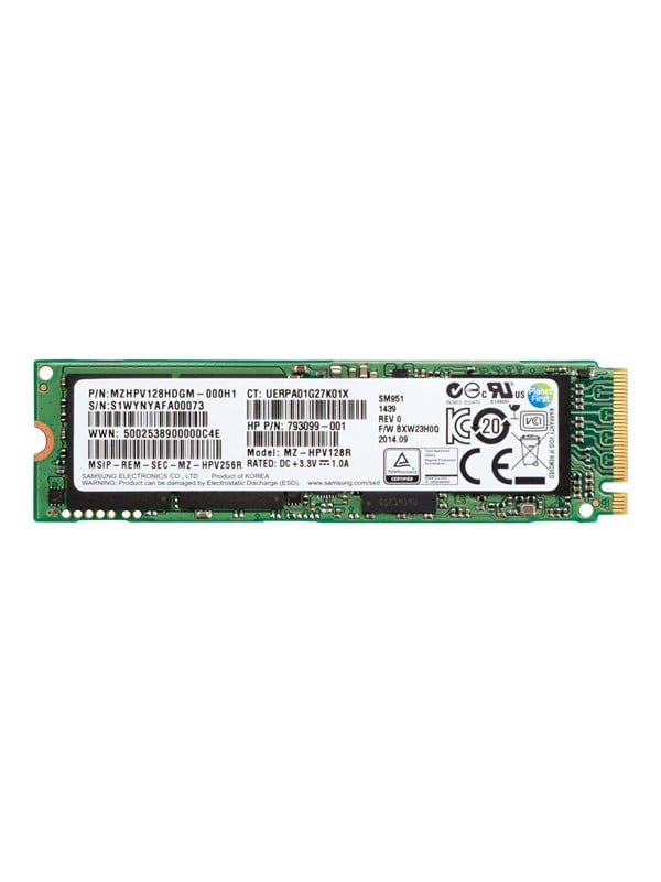 128 Gb Tlc 2280 M.2 Ssdrive fra Hp