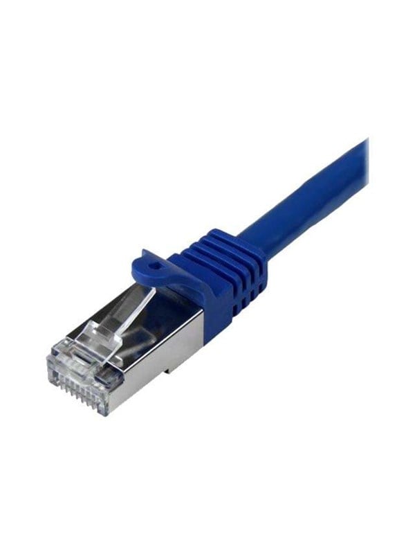 0.5m Blue Cat6   Cat 6 Shielded (sftp) Patch Cable 0.5 M   Patchkabel   50 Cm   Blå fra Startech.com