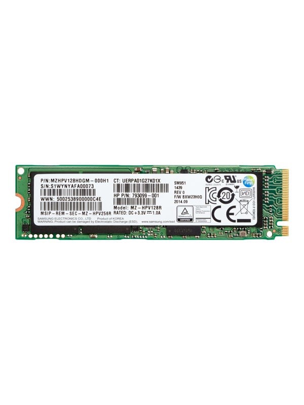 128 Gb Tlc 2280 M.2 Ssdrive fra Hp