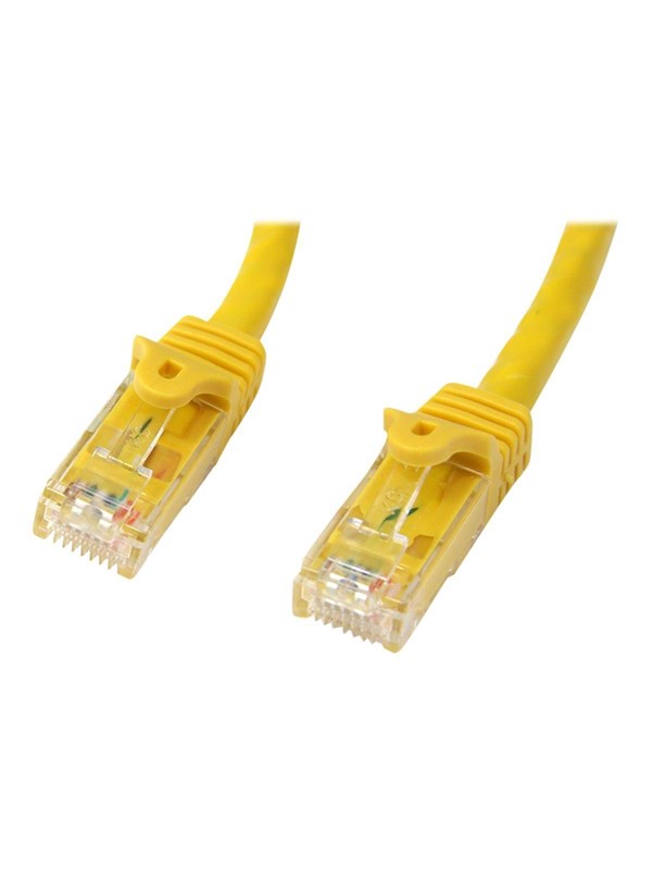 10m Yellow Cat6   Cat 6 Snagless Patch Cable 10 M   Patch Cable   10 M   Yellow fra Startech.com