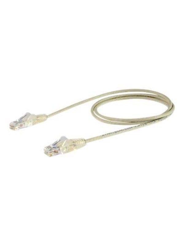 0.5m Cat6 Cable   Grey Slim Cat6 Patch Cable   Snagless   Lszh   Patch Cable   50 Cm   Grey fra Startech.com
