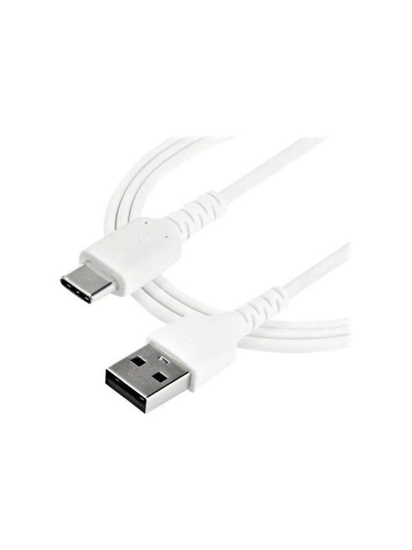 1 M   3.3 Ft. usb 2.0 To Usb C Cable   White   Aramid Fiber   Usb C Cable   1 M fra Startech.com
