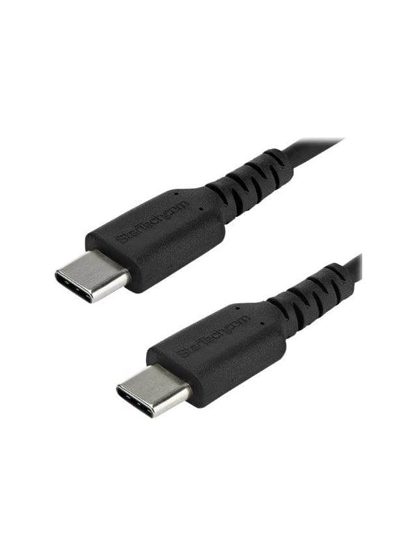 1 M   3.3ft. Usb C Cable   Black   Aramid Fiber   Usb C Cable   1 M fra Startech.com