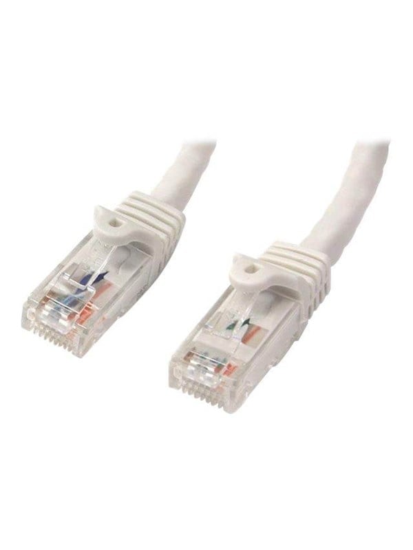 1.5 M Cat6 Cable   White Patch Cord   Snagless   Etl Verified   Patch Cable   1.5 M   White fra Startech.com