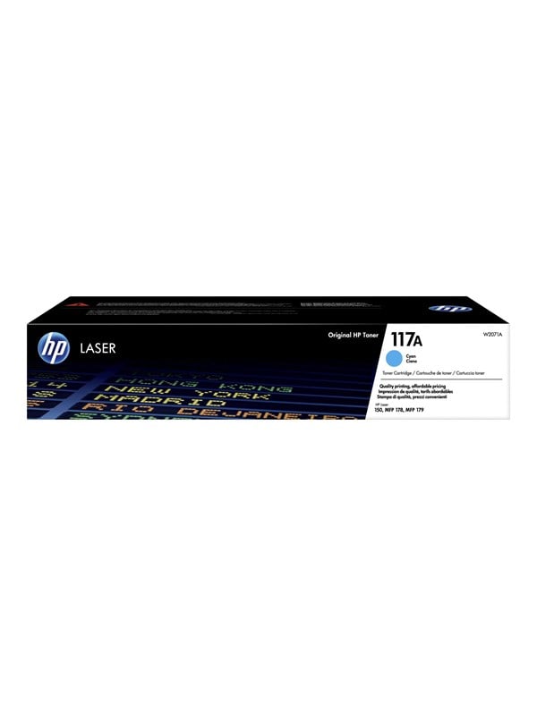 117a   W2071a Cyan Toner   Lasertoner Cyan fra Hp