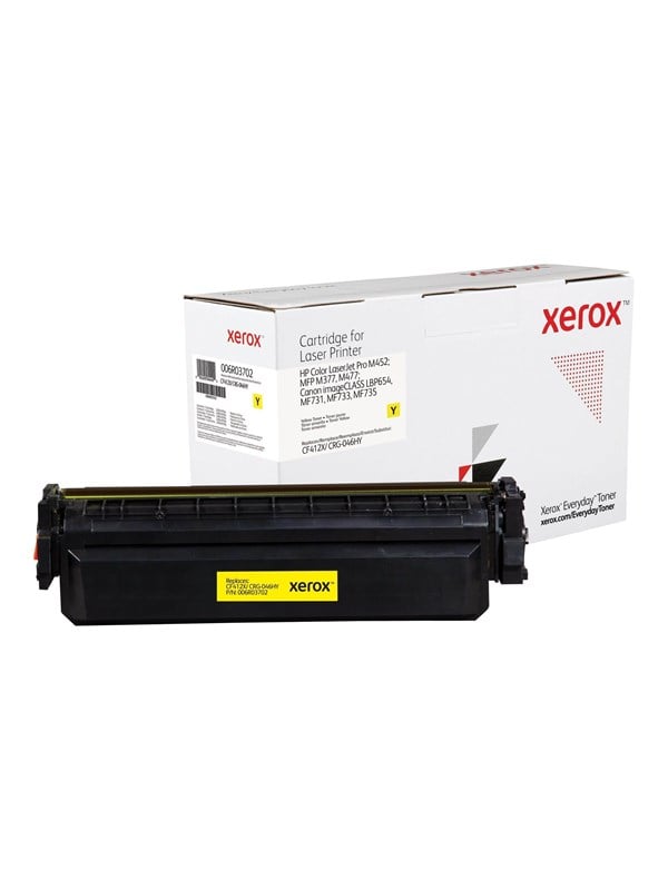 006r03702   Alternative To Hp 410x   Cf412x Canon Crg 046hy Yellow Toner  High Yield   Lasertoner Gul fra Xerox