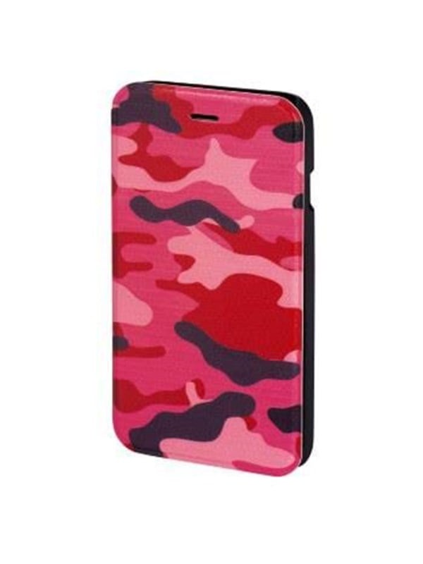 "camouflage" Booklet Case For Apple Iphone 6 6s Pink fra Hama