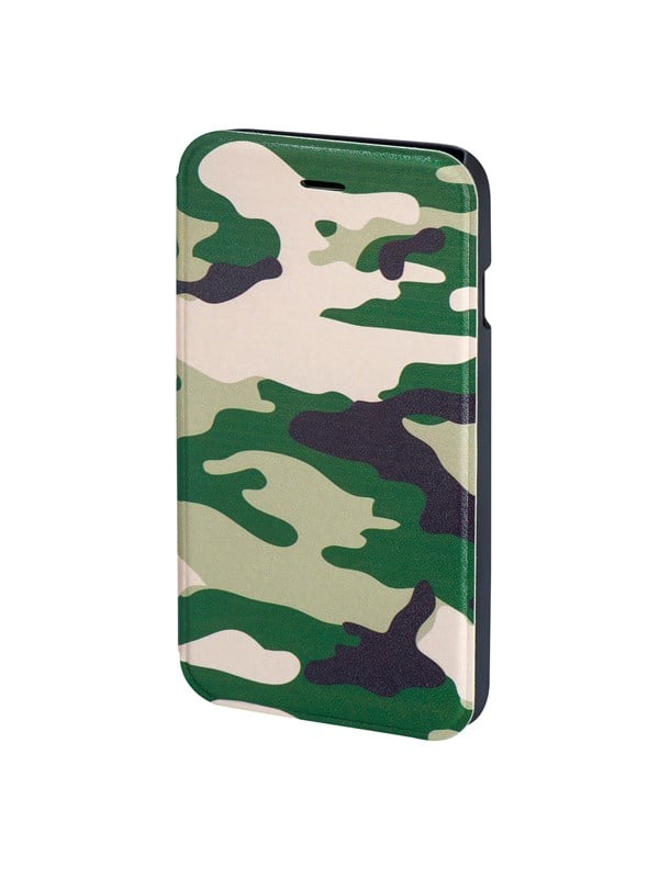 "camouflage" Booklet Case For Apple Iphone 6 6s Green fra Hama