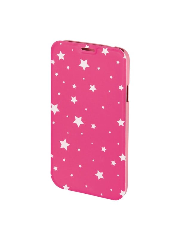 "luminous Stars" Booklet Case For Apple Iphone 6 6s Pink White fra Hama