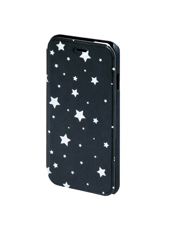 "luminous Stars" Booklet Case For Apple Iphone 6 6s Black White fra Hama