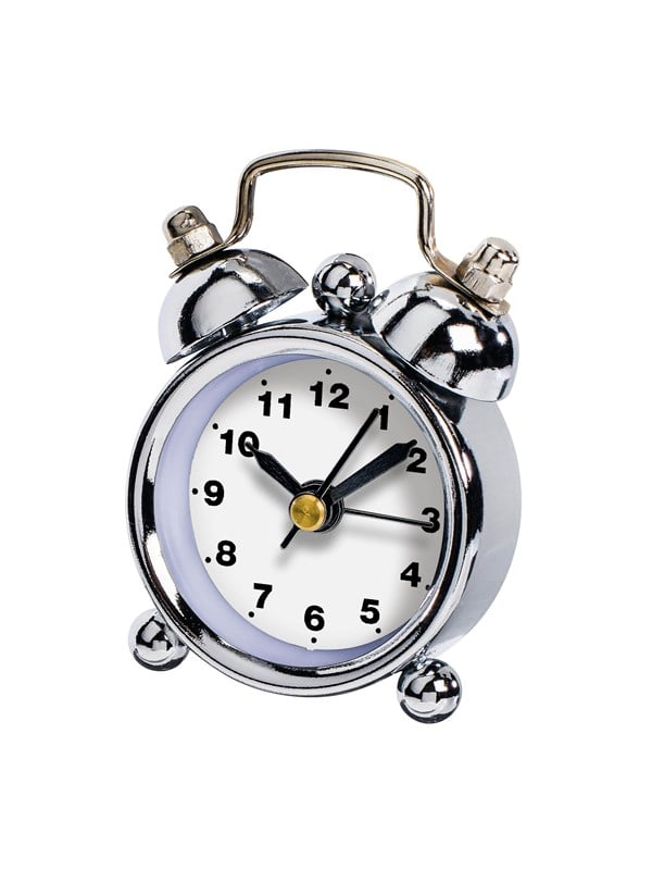 "nostalgia" Alarm Clock Mini White fra Hama