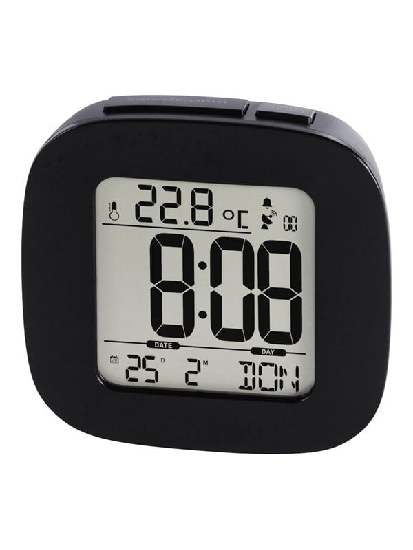 "rc 45" Radio Alarm Clock Black   Sort fra Hama
