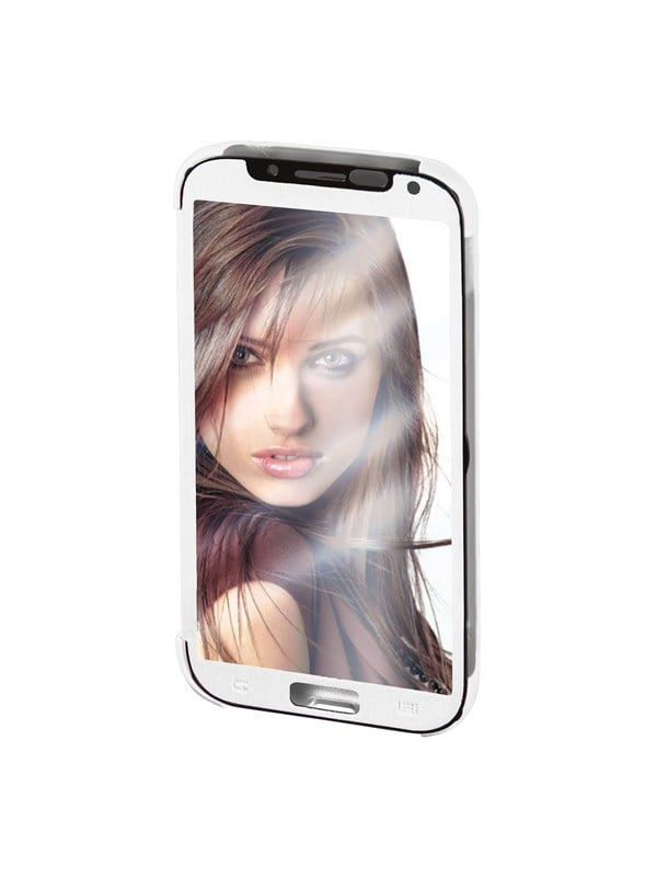 "mirror" Booklet Case For Samsung Galaxy S5 (neo) White Silver fra Hama