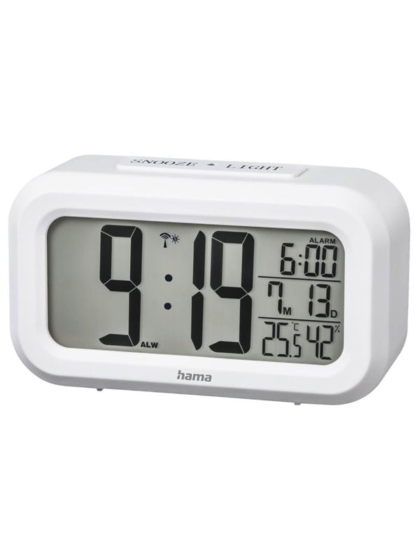 "rc 660" Radio Alarm Clock White fra Hama