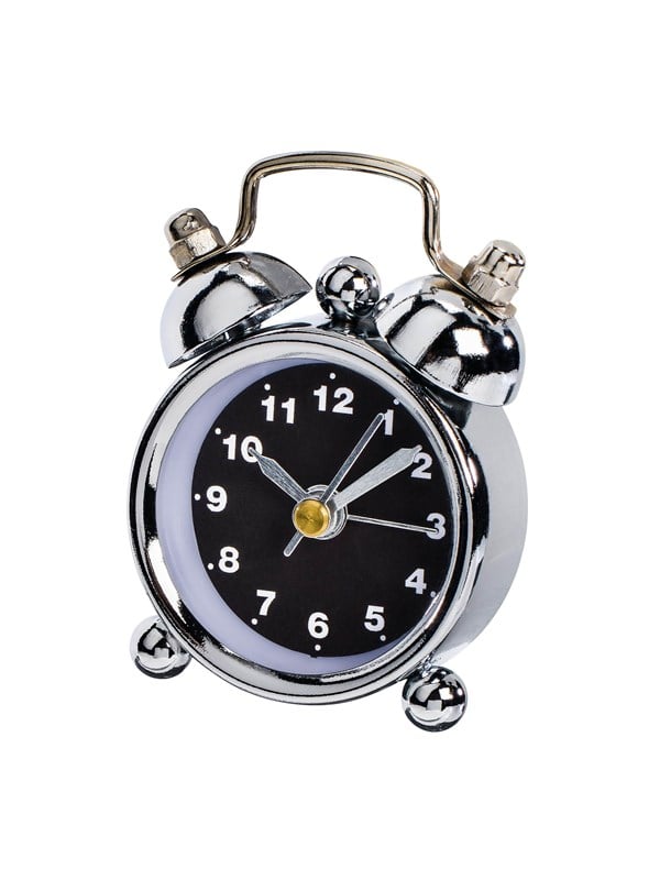 "nostalgia" Alarm Clock Mini Black fra Hama