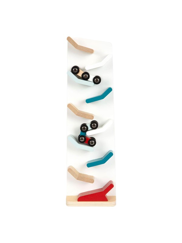 Wooden Motorway Tower With Cars 3dlg fra Small Foot