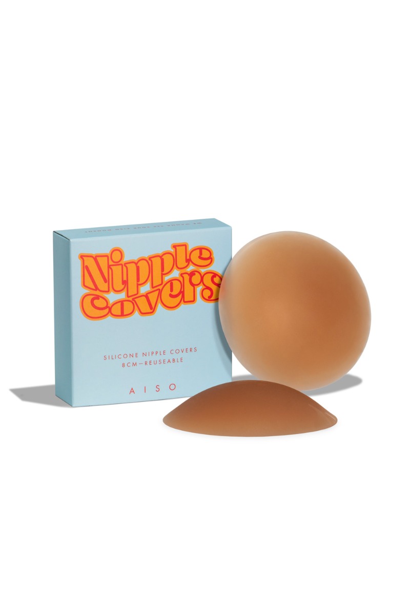 Silikone Nipple Covers fra AISO - Genanvendelige 8 cm