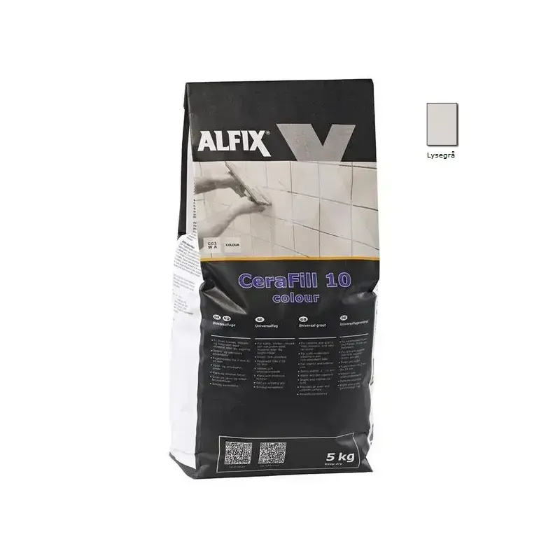 Cerafill 10 Colour Lysgrå 5 Kg fra Alfix