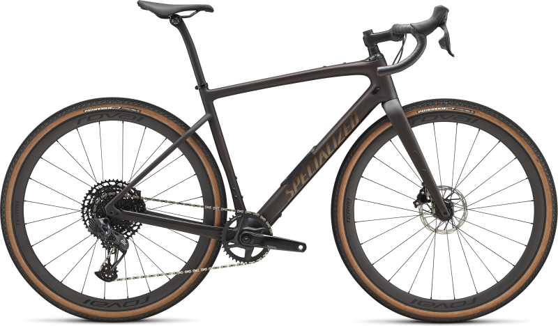 Diverge Expert Carbon 2023 Gravel Racercykel - Sort Brun