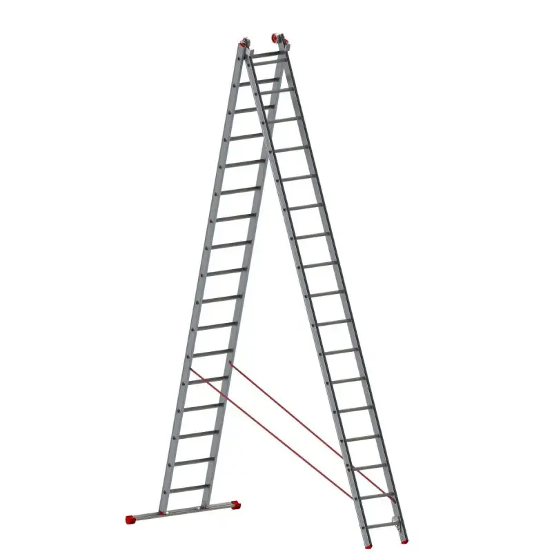 Kombistige Super Proff 2x17 Trin 8,8m - Stærk og Let!