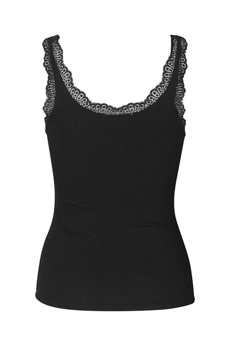 â¤ï¸     Top   Cerise M   Black fra Mbym
