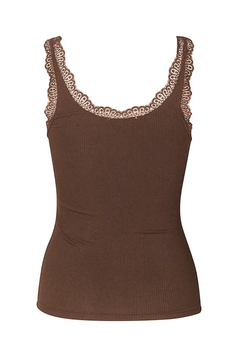 â¤ï¸     Top   Cerise M   Umber Brown fra Mbym