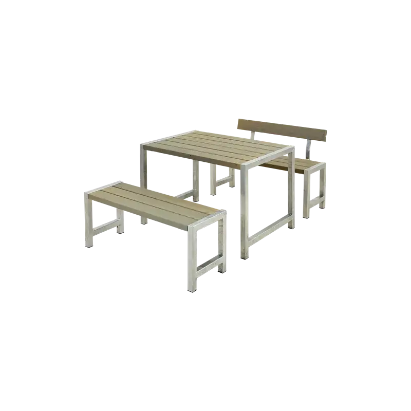 Plus Café Plankesæt 185581 i Gråbrun - Perfekt til Terrassen