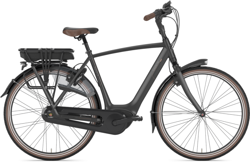 Orange C8 Hmb 400wh Herre 2022 Sort fra Gazelle