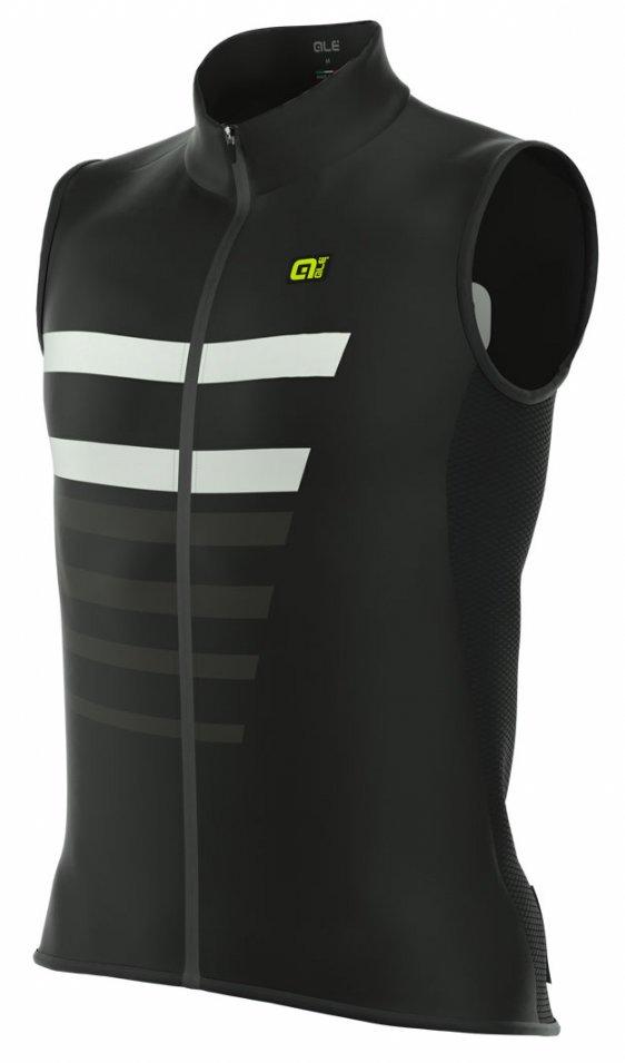 Vest Capitano Windfront Unisex   Sort Hvid fra Alé