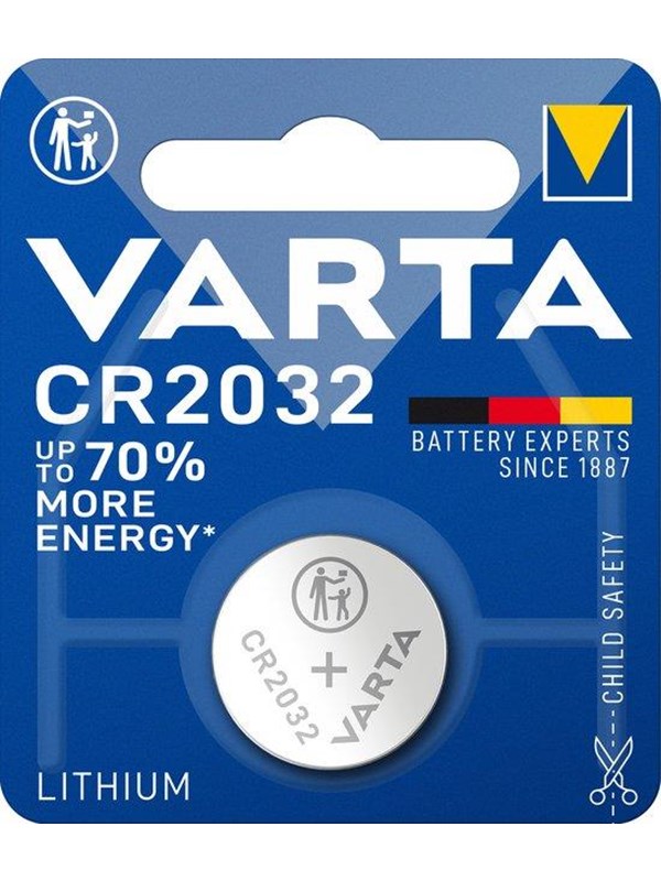 (100 Pack) Electronics Lithium Battery 3 V Battery Cr 2032 Blister fra Varta