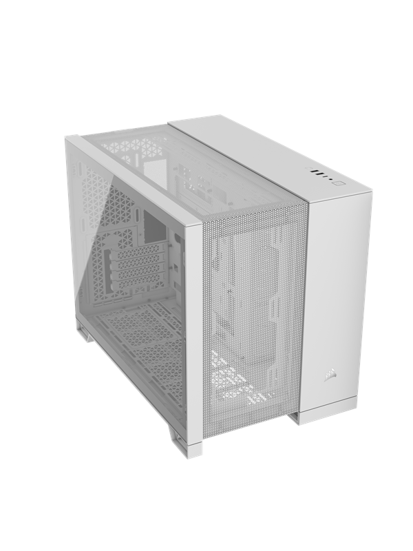 2500d Airflow   Dual Chamber   Kabinet   Minitower   Hvid fra Corsair