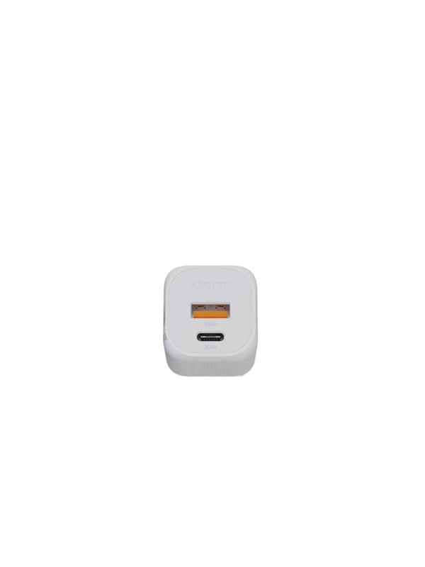 20w Gan2 Ultra Hjemmeoplader Usb C Pd Usb A White fra Xtorm