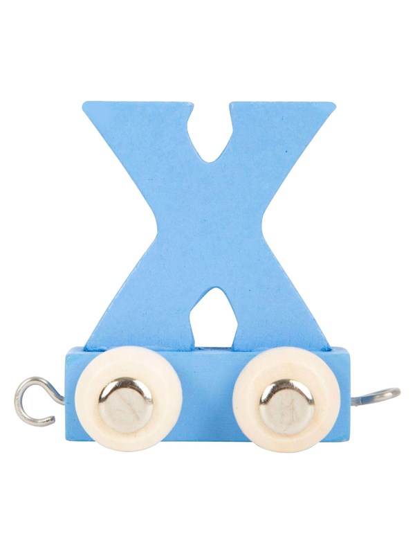 Wooden Letter Train Color   X fra Small Foot
