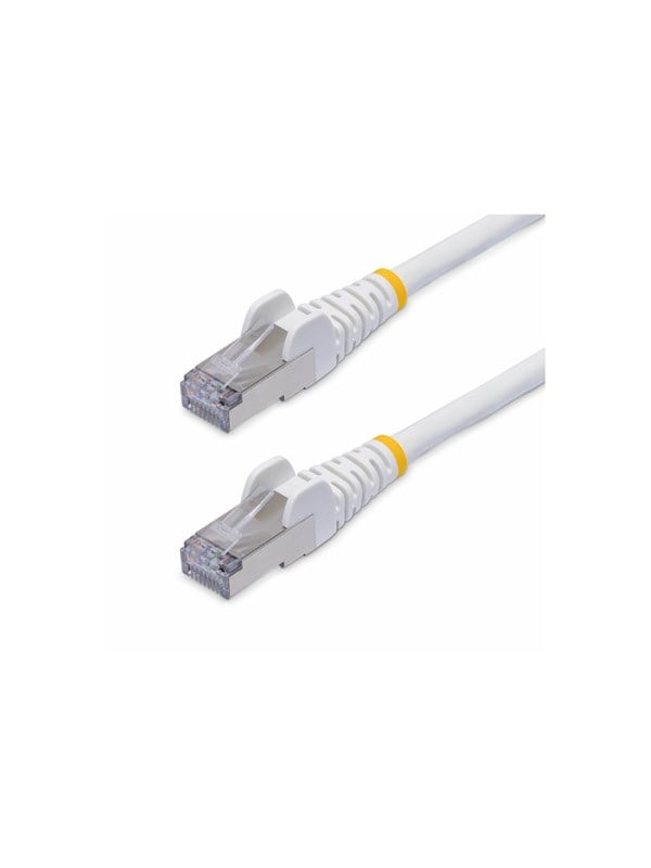 12m White Cat8 Ethernet Cable Snagless S Ftp 25g 40g   Patch Cable   12 M   White fra Startech.com