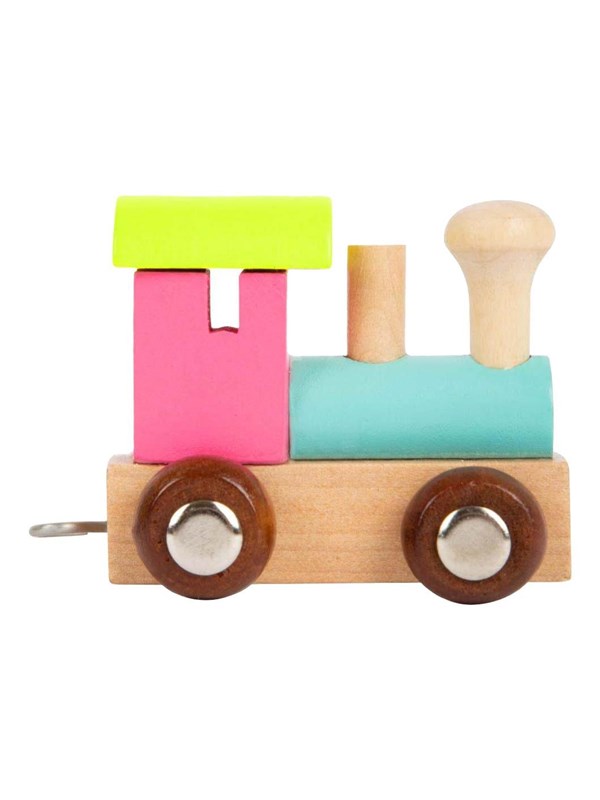Wooden Letter Train Locomotive Colored fra Small Foot