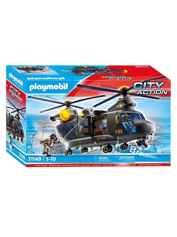 City Action   Swat Redningsflyver fra Playmobil