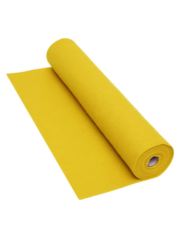 Yellow Felt Roll   160gsm 5m X 45cm fra Colorations
