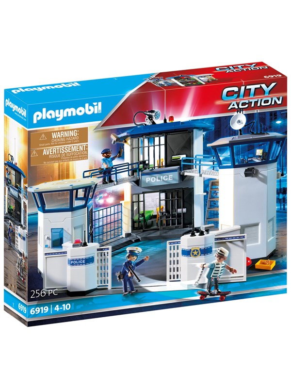 City Action   Politihovedkvarter Med Fængsel fra Playmobil