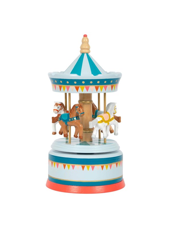 Wooden Music Box Carousel fra Small Foot