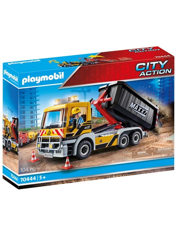 City Action   Lastbil Med Veksellad fra Playmobil