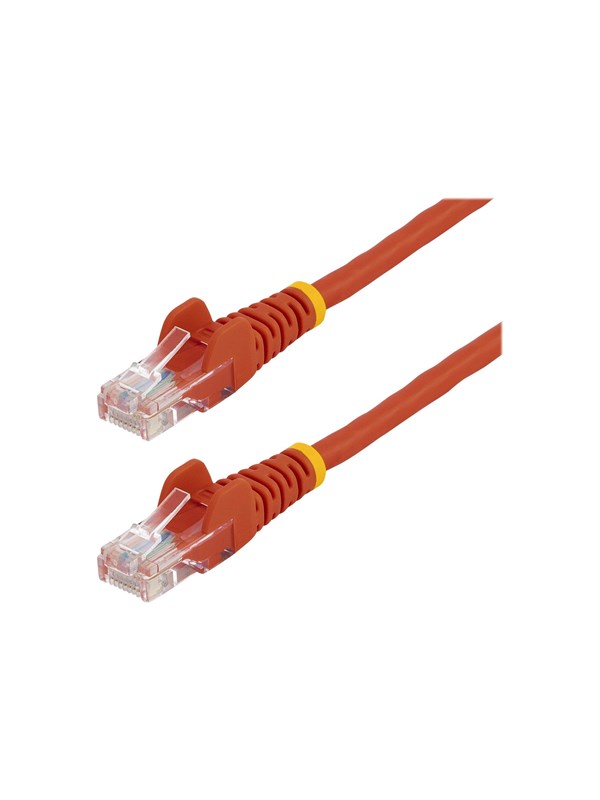 0.5m Red Cat5e   Cat 5 Snagless Ethernet Patch Cable 0.5 M   Patch Cable   50 Cm   Red   Rød   0.5 Meter fra Startech.com